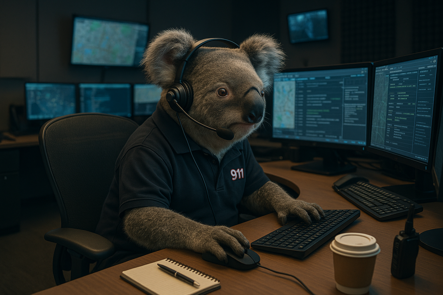911 Dispatcher Koala