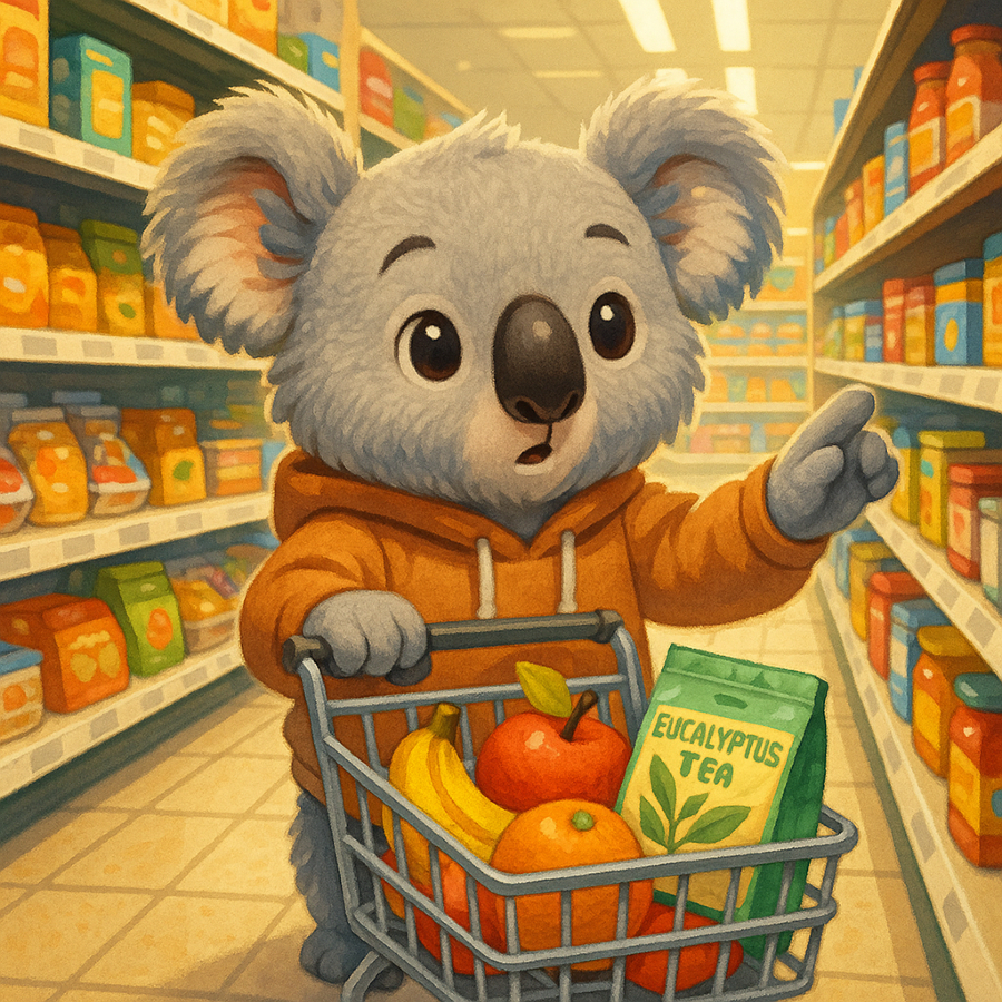 Supermarket Shopper Koala